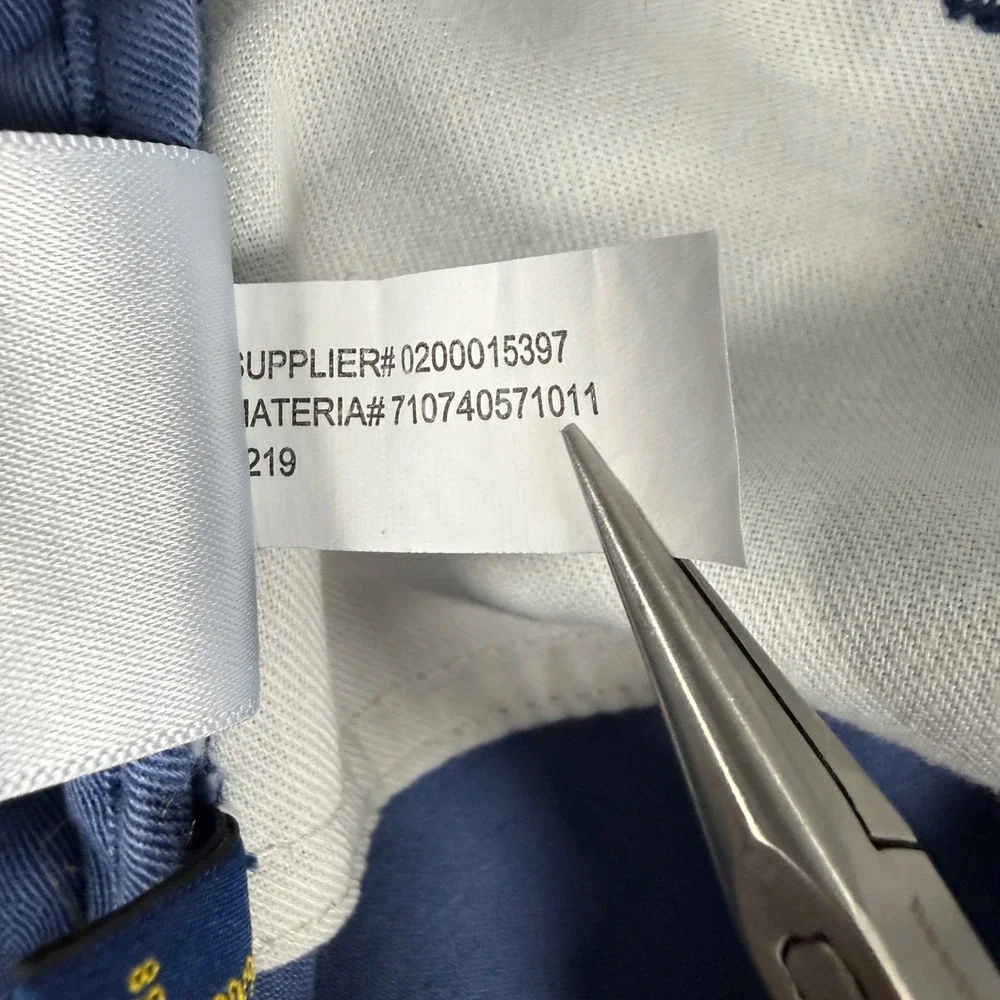 Polo Ralph Lauren Relaxed Fit Shorts Mens 38 Blue Chino Cotton Red Pony Logo
